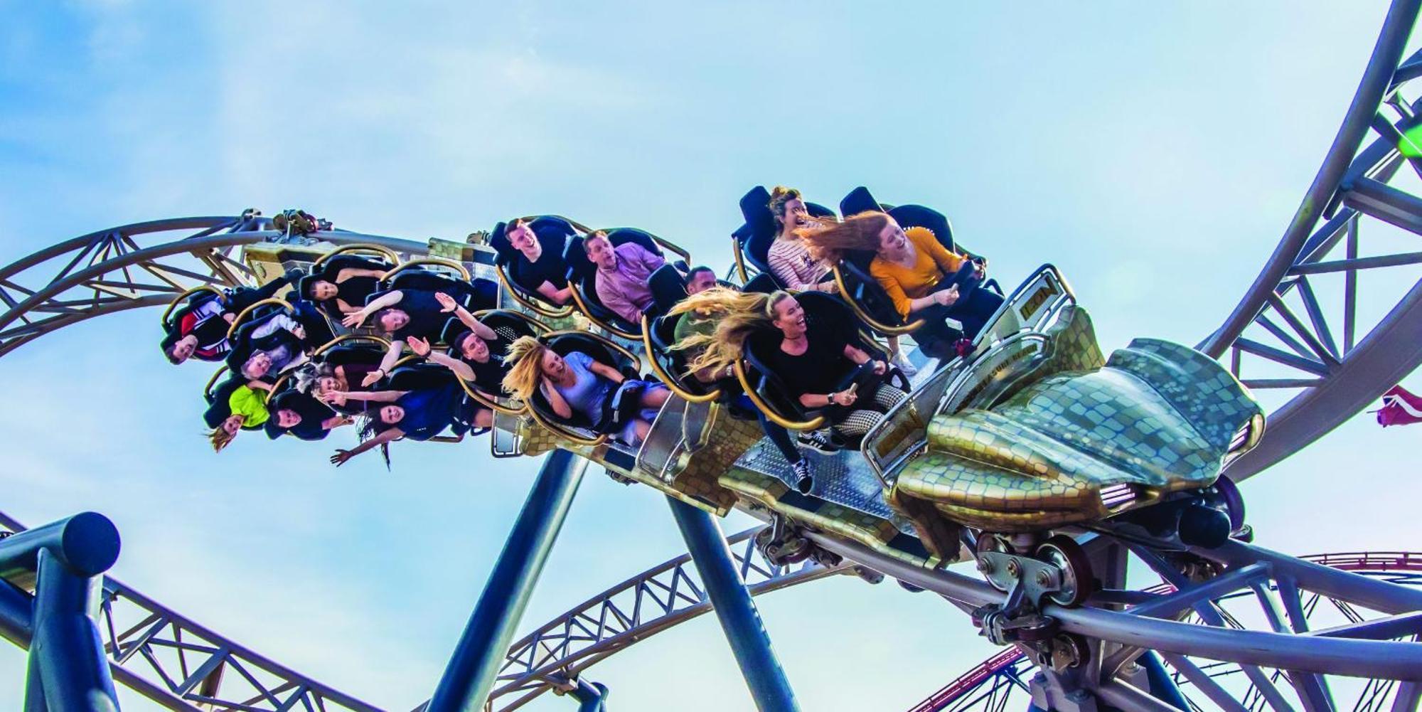 Boulevard Hotel Blackpool Exteriör bild The train on the first drop