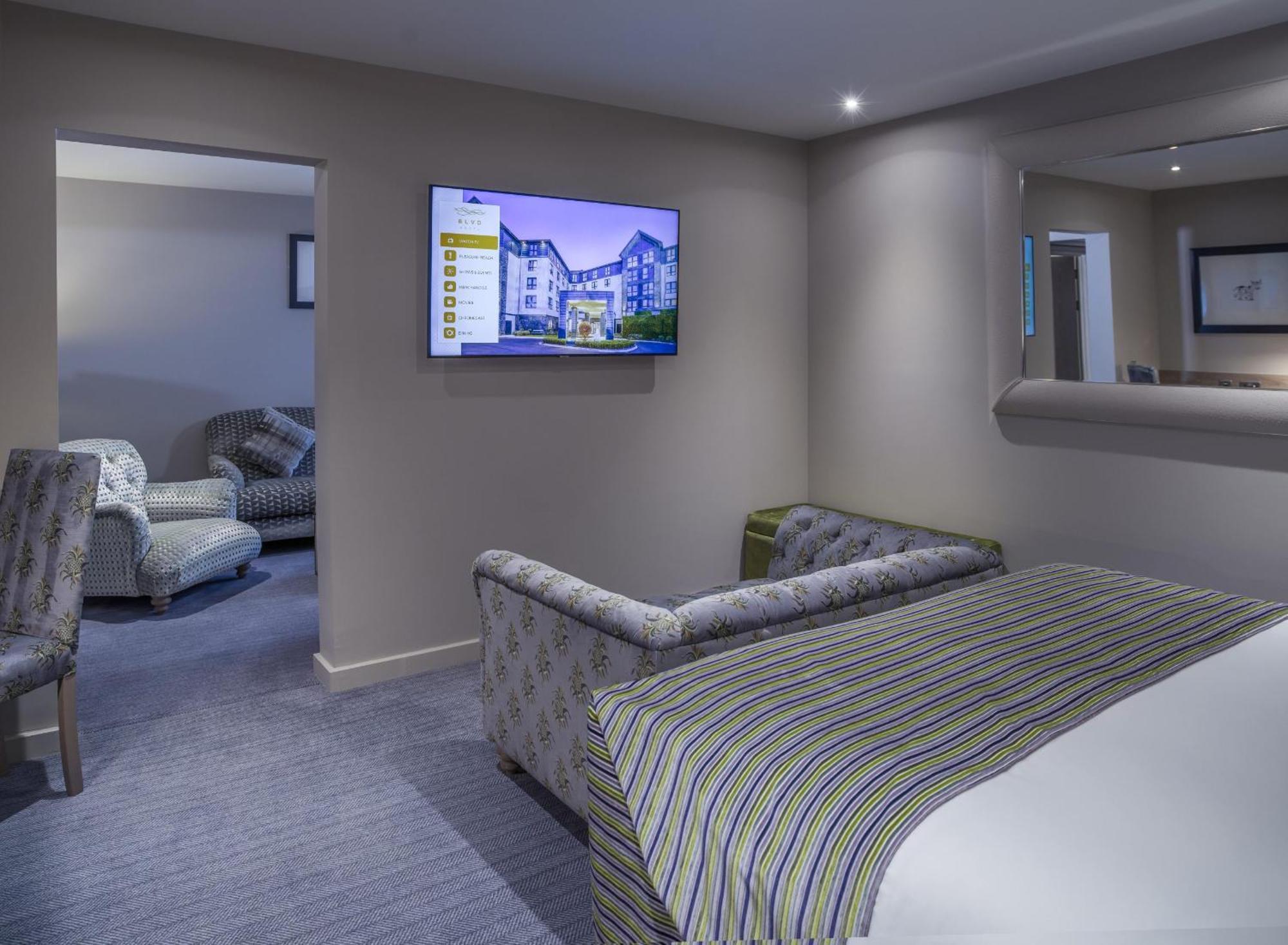 Boulevard Hotel Blackpool Exteriör bild A room at the hotel